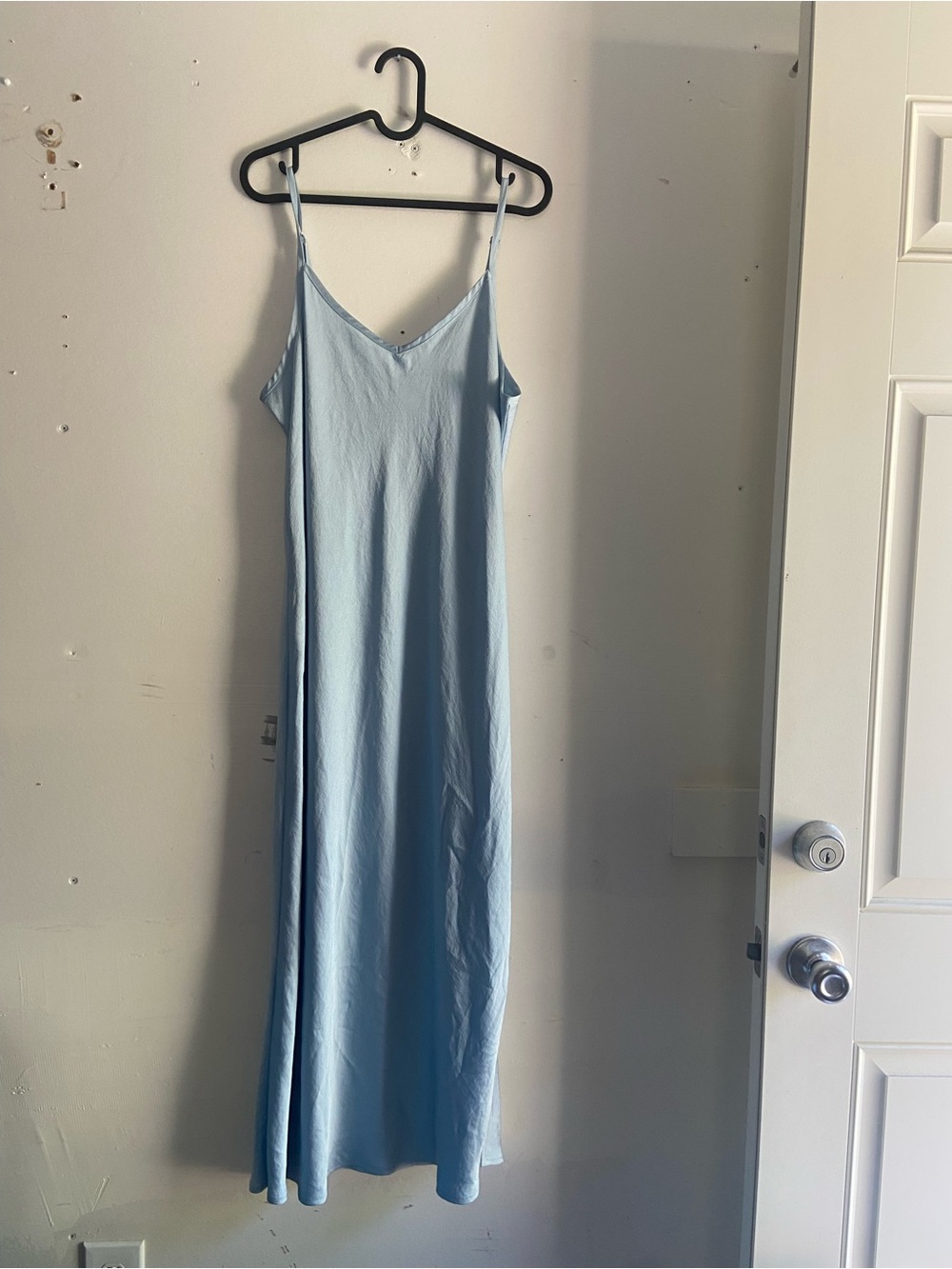 NIC+ZOE Pale Blue Slip Maxi Dress - Spaghetti Strap